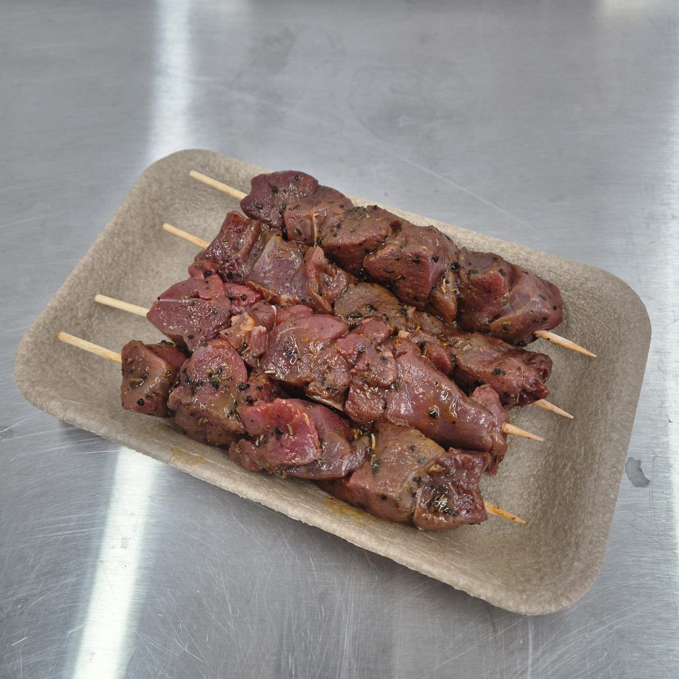 Rosemary and Garlic Venison Kebabs