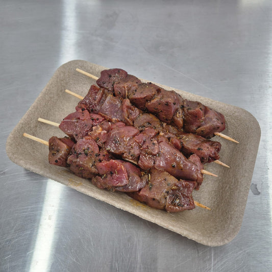 Rosemary and Garlic Venison Kebabs